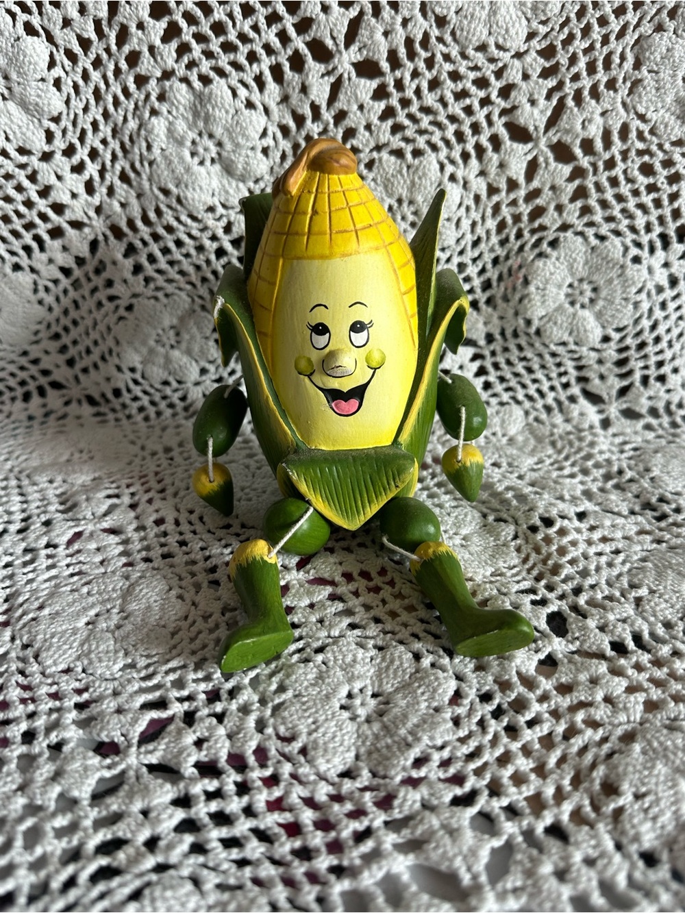 Adorable Vintage Corn Character Figurine kitchen decor